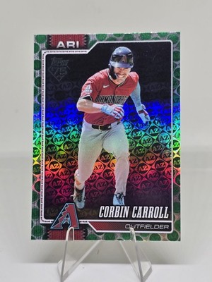 Corbin Carroll 2026 Topps Spring Training Green #314 /99 Diamondbacks