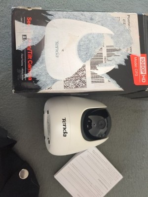 Tenda CP3 Überwachungskamera Innen WLAN IP Kamera 2-Wege-Audio 360°/155° drehbar