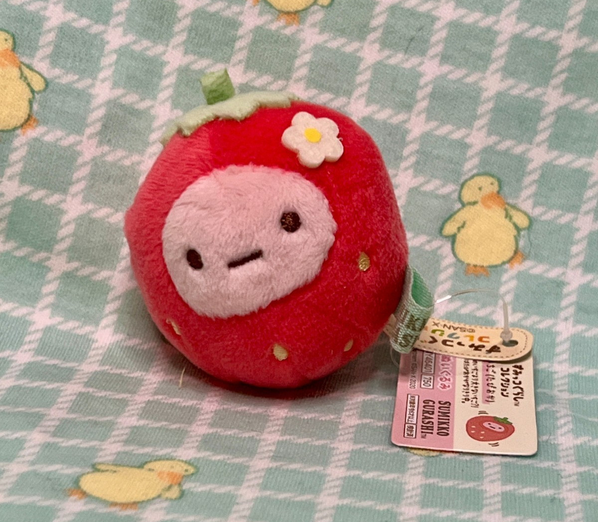 Sumikko Gurashi Cafe Sumikko: Strawberry Fair Tapioca Strawberry Costume Tenori