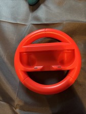 Rocketfish Joy Con Racing Steering Wheel 2 Pk. for Nintendo Switch Red Blue