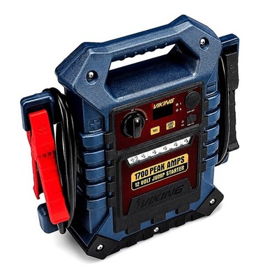 booster jump box Viking 1700 Peak Amp Portable Car Battery Jump Starter and Power Pack