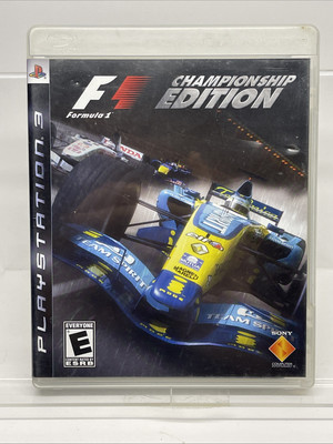 Formula 1 Championship Edition PS3  (Sony PlayStation 3, 2007) CIB Tested Works
