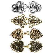 4er Pack Vintage Kleid Cinch Clips, Pullover Swirl Clip Kleid Retro Schal 