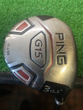 Ping G 15 Fairway 3 Firm Flex New Shaft Plus Grip 42.5 Inches