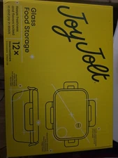 JoyJolt 24 Piece Glass Storage Container Set - Food Containers with Leakproof Li