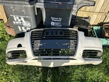Audi A6 C6 Front Bumper Complete With Grille Fog Lights 2004-2008 Saloon