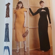 Simplicity 9820 Knit Dress & Shrug Goth Bodyc...