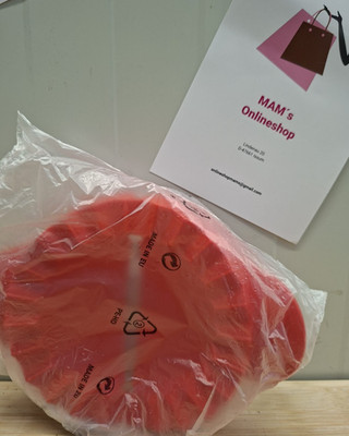 Tupperware Große Teig-Falle - Teigtaschen / Maultaschen Ø 13 cm - NEU Rot