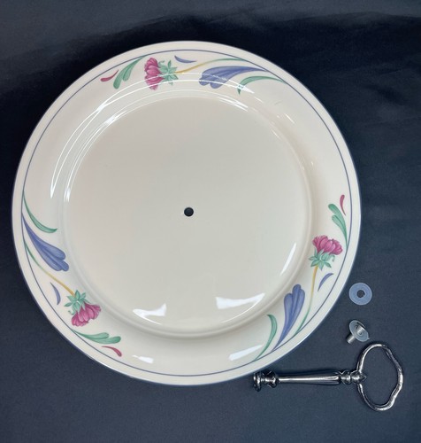 LENOX “Poppies On Blue” Single Tier Serving Tray With Center Handle EUC - Picture 15 of 20