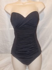 Gorgeous black PRIMARK swimming bathing costume suit size 10