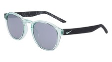 NIKE SMASH DZ7382 green glow silver flash 342 Sunglasses