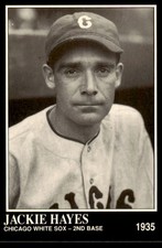 1991 The Sporting News Conlon Collection Jackie Hayes Baseball Cards #71