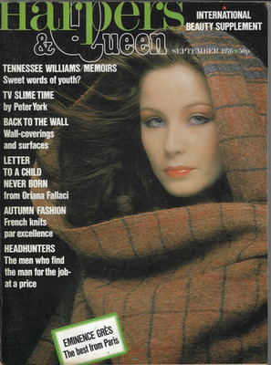 Harpers & Queen Magazine - Tony McGee CLIVE ARROWSMITH Madame Gres