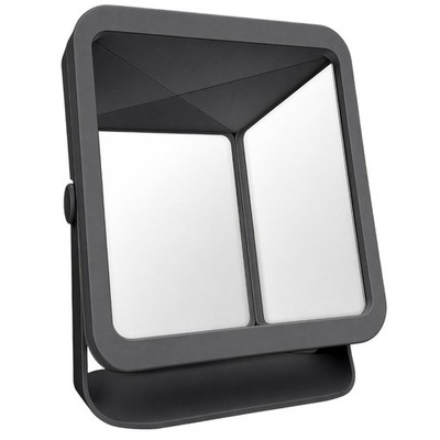 Non-Reversing True Reflection Vanity Mirror - Adjustable, LED Lighted, 360° Rota