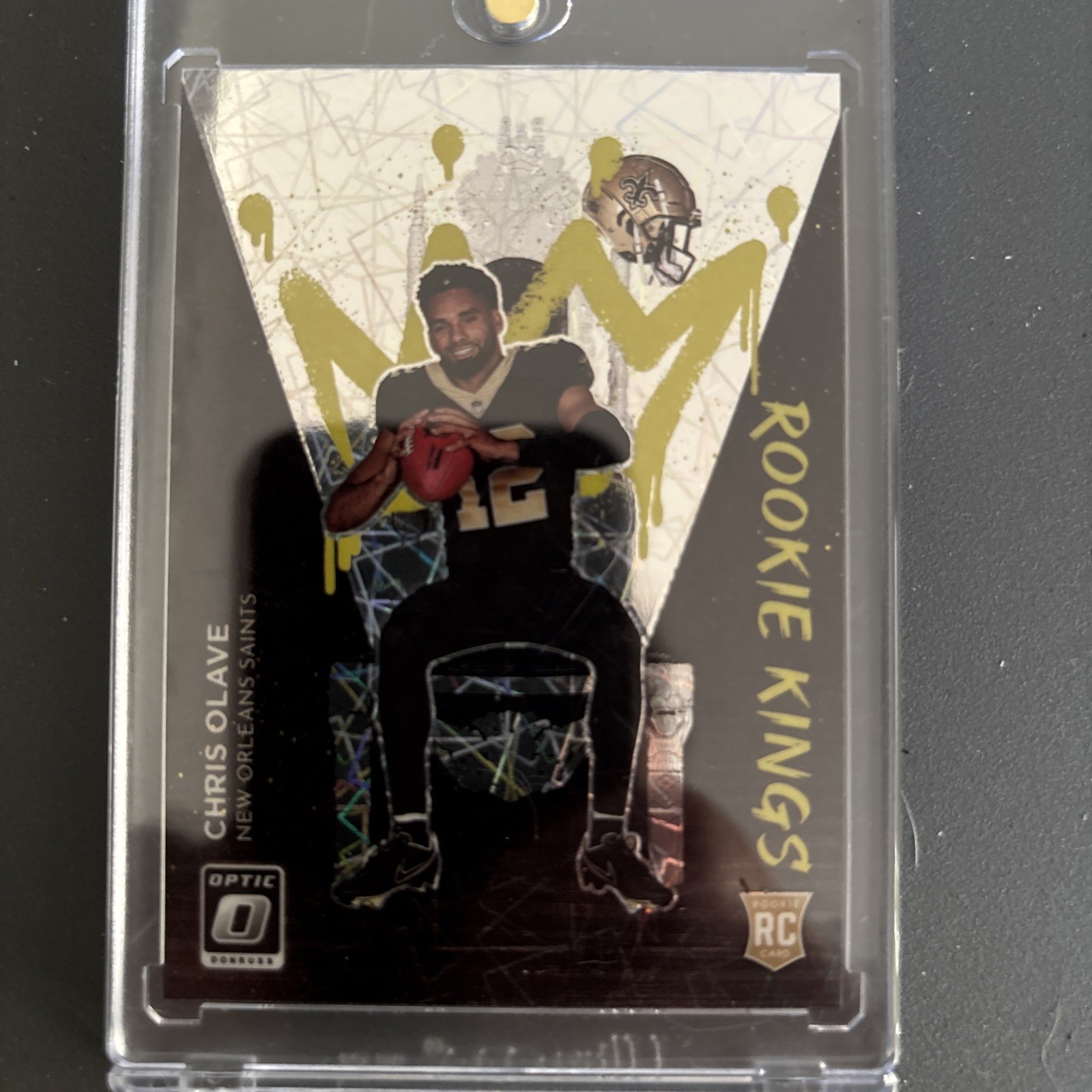 2022 Donruss Optic Chris Olave Rookie Kings New Orleans Saints