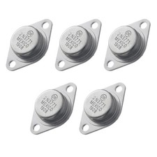 Bridgold 5pcs 2N3771 High Power NPN Silicon Power Transistors 40V 30A,to-3.