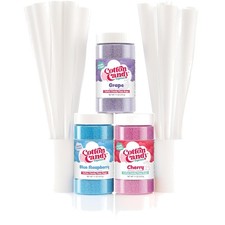 Floss Sugar Variety Pack with Cotton Candy Cones - 3 Flavors