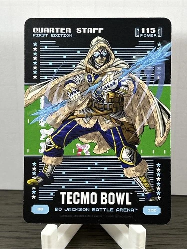 Bo Jackson Battle Arena Tecmo Bowl Quarter Staff Ice #88 - Matthew Stafford