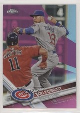 2017 Topps Chrome Pink Refractor Ben Zobrist #6 00mp