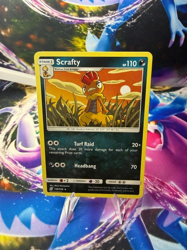 SCRAFTY 138/236 UNIFIED MINDS Rare Pokemon