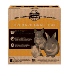 Oxbow Orchard Grass Hay for Rabbits Guinea Pigs & Chinchillas Large 4kg