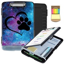 Clipboard with Storage,Clip Boards 8.5X11 with Storage & Pen Holder,Heavy Dut...