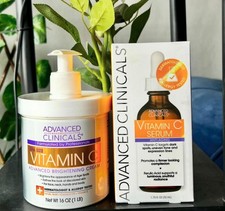 Advanced Clincals Vitamin C Milch und Serum gegen Unvollkommenheiten 