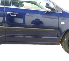 VW Polo 9N 9N3 Tür vorne rechts Beifahrertür 4/5-Türer blau LB5N ohneAnba