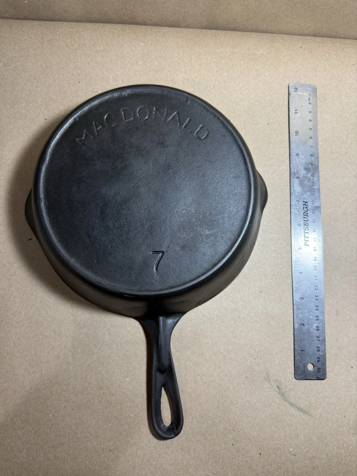 Rare Macdonald Cast Iron Skillet
Opens in a new window or tab