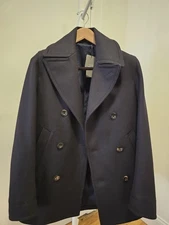 Private White V.C. The Peacoat Midnight Size 4 Made in England 