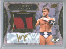 MJF 2024 Upper Deck AEW Exquisite Collection Autograph Jumbo Relics #09/10