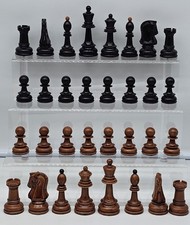 Magnifique jeu d’échecs dubrovnik plastique vintage chess set echiquier 92mm