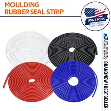20Ft&33Ft White Rubber Seal Car Door Edge Guard Trim Molding Protector Strip