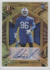 2021 Panini Gold Standard Rookies 160/199 Carlos Basham Jr Boogie #174 Auto 14kb