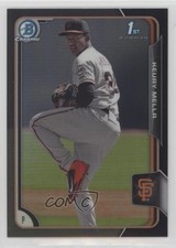 2015 Bowman Chrome Prospects Asia Exclusive Black Refractor Keury Mella c5r