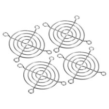 60mm Fan Finger Grill, 4 Pack Metal Grill Protector Guard, Silver