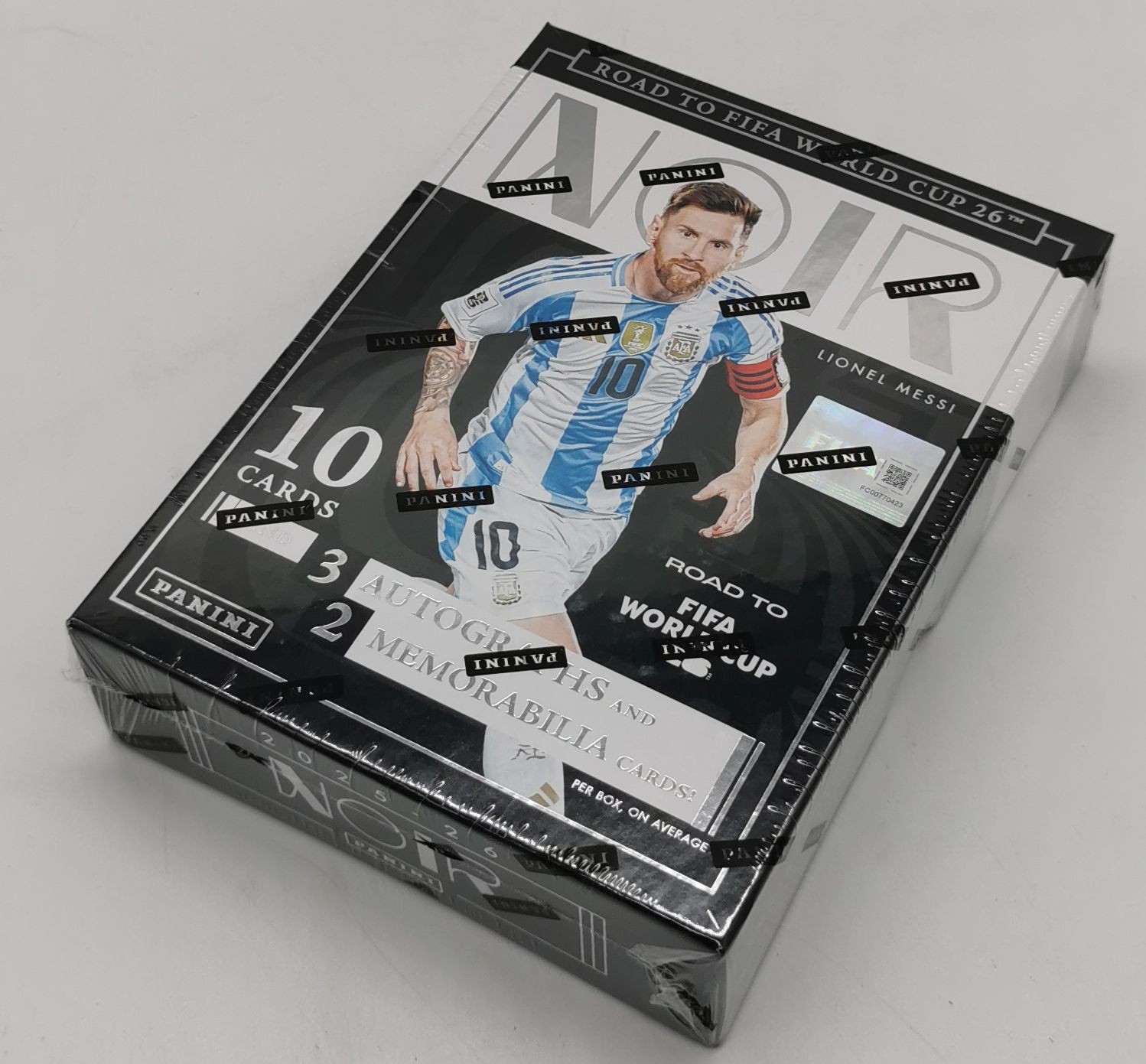 Panini Noir Road to FIFA World Cup Soccer Hobby Box 2025-26 Trading Cards