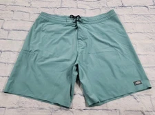 AFTCO Board Shorts MENS SIZE 38 Jackpot Quick Dry Fishing Swim Trunks Green