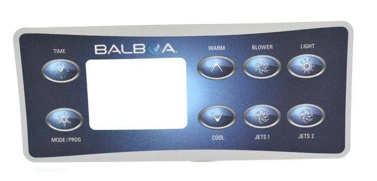 Balboa VL801D Pannello di Controllo Overlay, 2 Pompe + Soffiatore