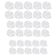 Set of 30 Christmas Balls Bauble Plastic Fillable Ornaments for Christmas Tree