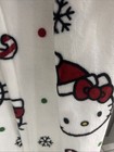 New Hello Kitty Red & Green Bows White Christmas Plush 60" x 90" Throw Blanket — photo 6