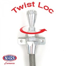 727 Billet Ss Braid Locking Transmission Dipstick Firewalltrans Mnt