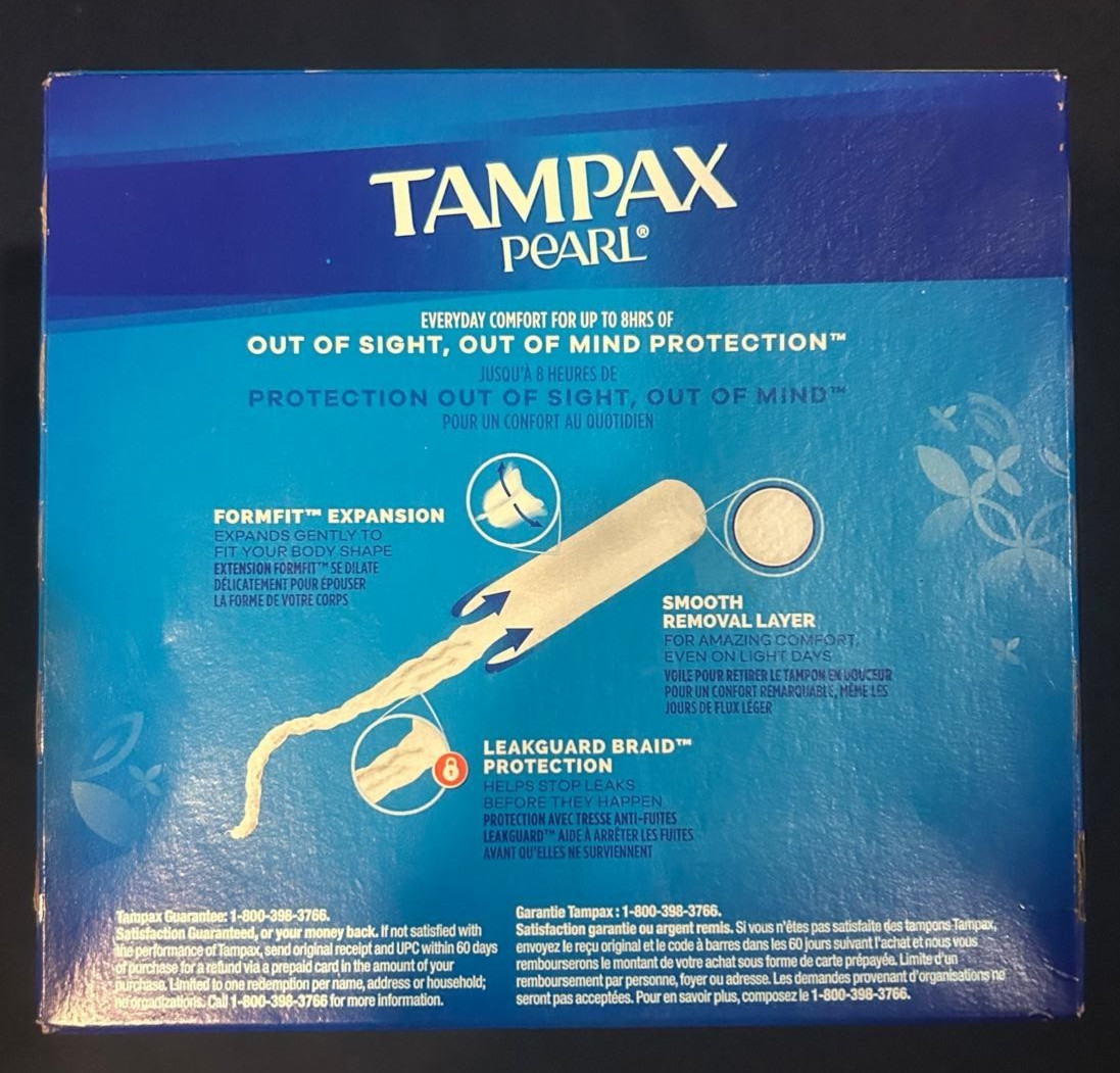 5 X Tampax Pearl Tampons Super/Super Plus/Ultra Absorbency COMBO PK *READ* (B79