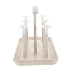 Space Saving Baby Bottle Drying Rack with Cup Holder for Countertop Organizat...