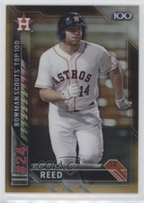 2016 Bowman Scouts' Top 100 Gold Refractor 9/50 AJ Reed #BTP-24 1v7