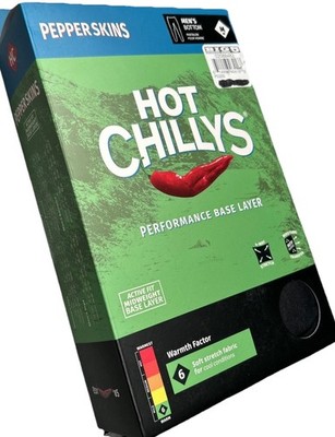 Hot Chillys Men's Medium Pepper Skins Base Layer Bottom Active Fit Midweight