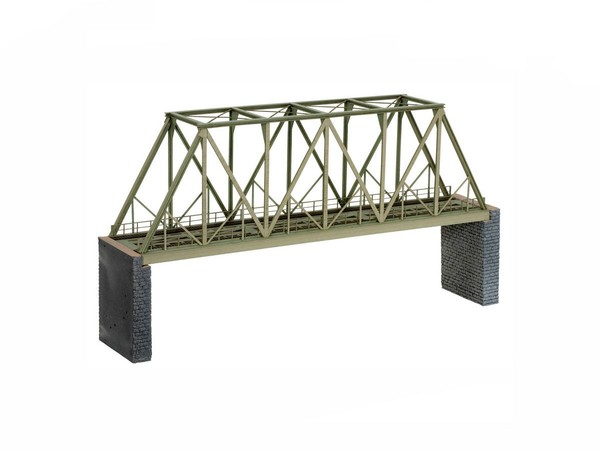 Noch 67029 Spur H0 Kasten-BrüCke Mit BrüCkenköPfen (Lasercut), Bausatz-image