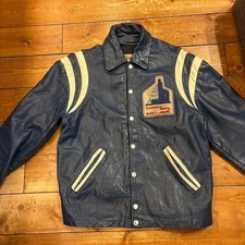 Leather Varsity Jacket 70S No.sj4067