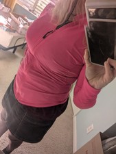 Reebok Athletic Zip Up Jacket Women's Bright Pink Small Excellent Condition