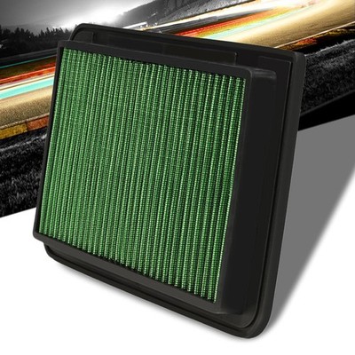 Reusable Green High Flow Drop-In Panel Air Filter For Toyota 01-13 Highlander